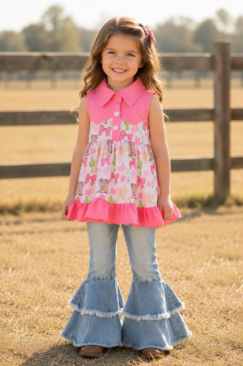 Checkered Print Tunic