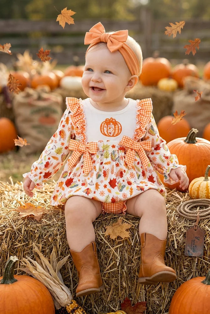 Fall Baby tunic with Bloomers